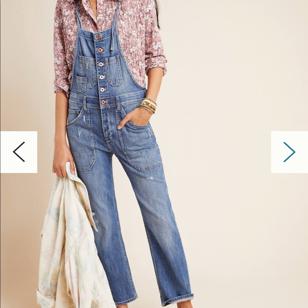 Anthropologie Pilcro Painters Denim Overalls 29P